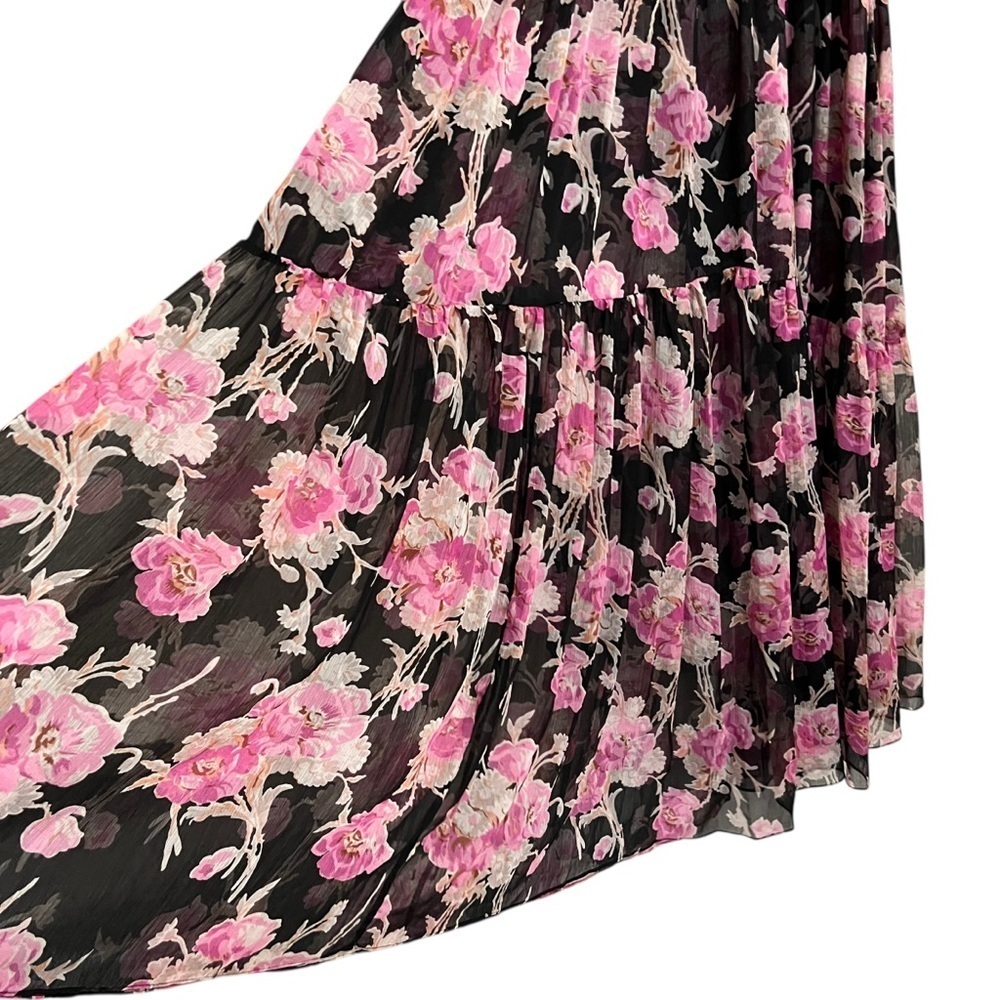 Anthropologie MISA Tie-Back Maxi Dress XS/S | Boho Chic Flowy Summer Dress - Picture 9 of 15